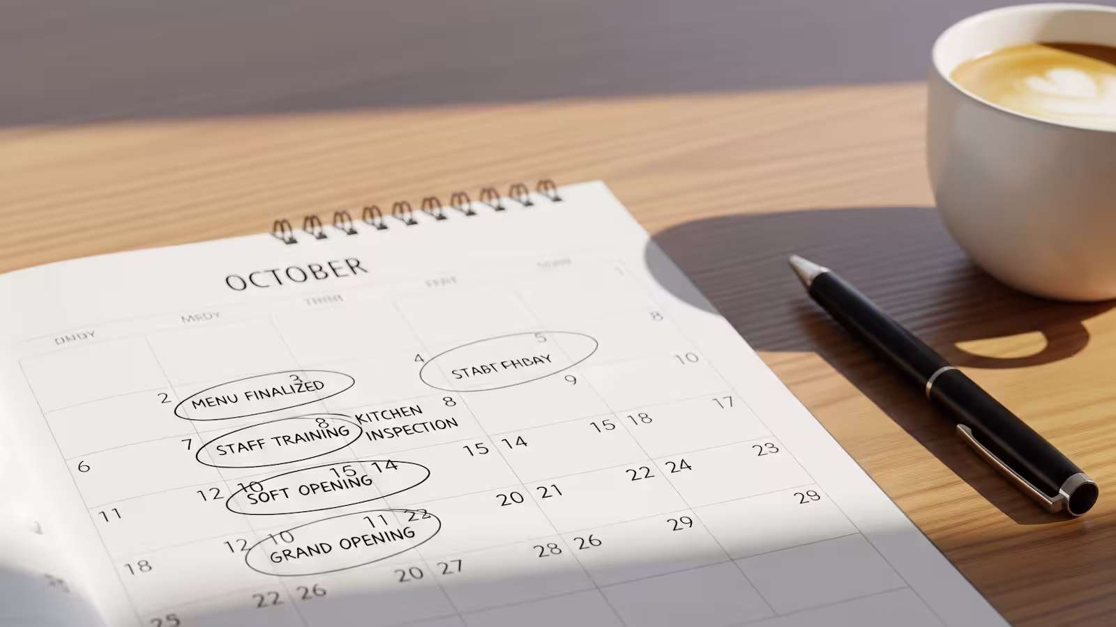 飲食店開業までのスケジュール|準備からオープンまでの流れを徹底解説