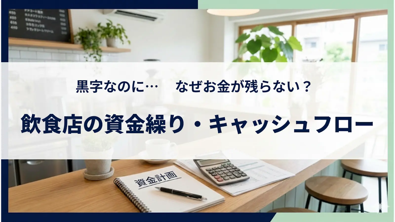 飲食店の資金繰り・キャッシュフロー完全ガイド|黒字でも倒産する理由